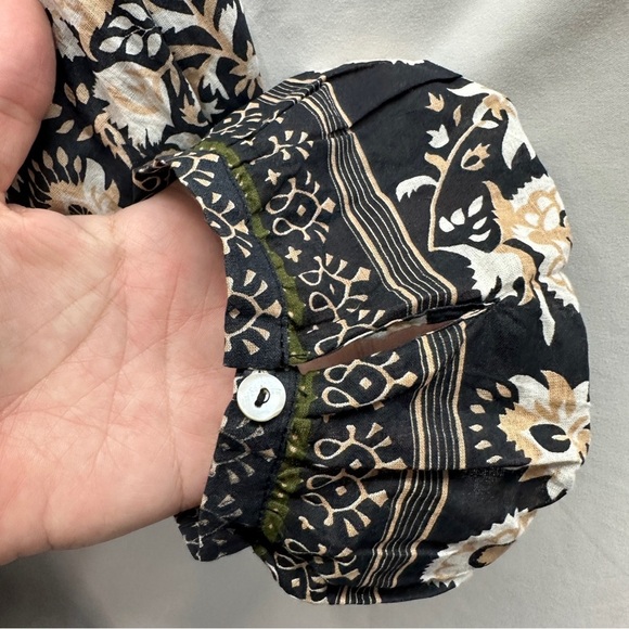 Cleobella Hazel Organic Cotton Boho Long Sleeved Blouse Size M New - Picture 4 of 10